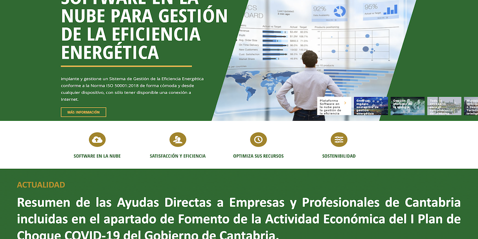 industria de Cantabria publica las primeras convocatorias de ayudas a la innovación para atenuar las consecuencias del COVID19, plataforma energest, eficiencia energetica, sostenibilidad, ods