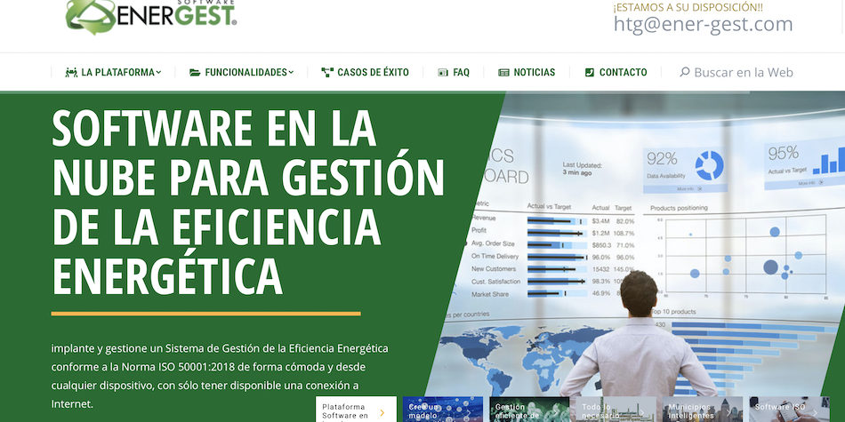 Platforma software energest, eficiencia energetica, sostenibilidad, agenda 21, ods, energest